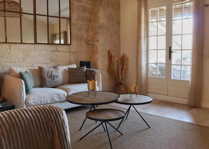 Διαμέρισμα La Grande Bourgade-authentique Maison En Pierre Avec Terrasse Climatisation Au Coeur D'uzes Uzès