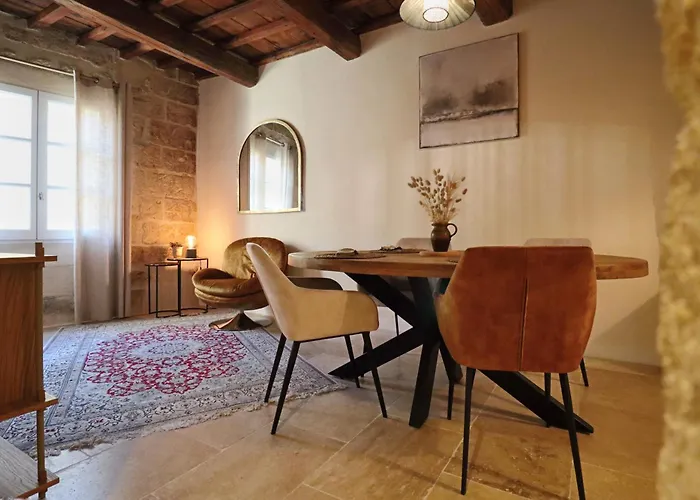 La Grande Bourgade-authentique Maison En Pierre Avec Terrasse Climatisation Au Coeur D'uzes * Uzès